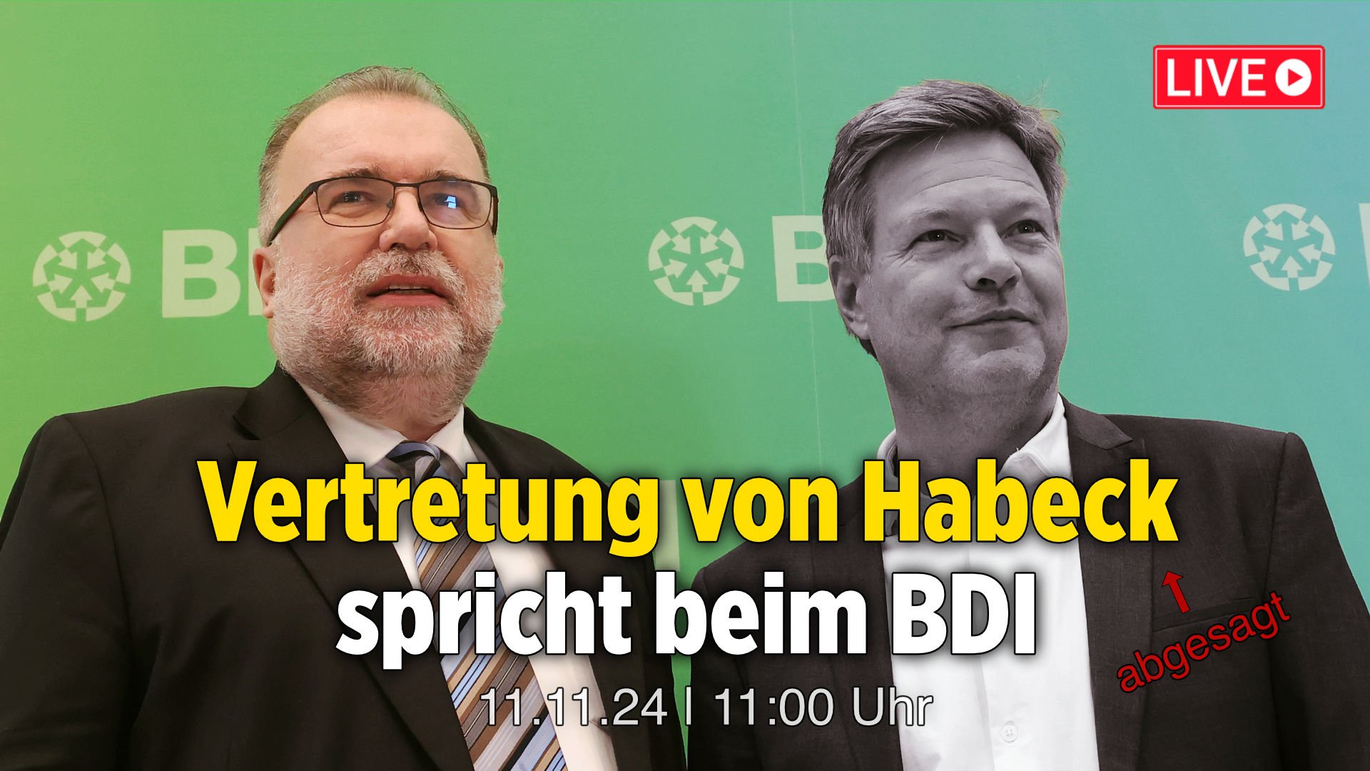 [Live] Rede von Staatssekretärin Brantner beim BDI-Rohstoffkongress [Habeck hat abgesagt]