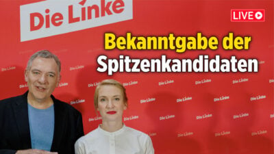 [Live 10. November ab 11 Uhr] Die Linke gibt ihre Spitzenkandidaten zur Bundestagswahl bekannt