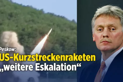 Kreml-Sprecher sieht „neue Runde der Eskalation“ durch US-Raketen für Ukraine
