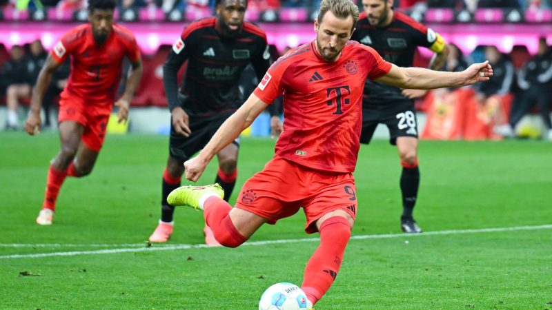 Traf auch beim Sieg gegen Union Berlin: Bayern-Stürmer Harry Kane.