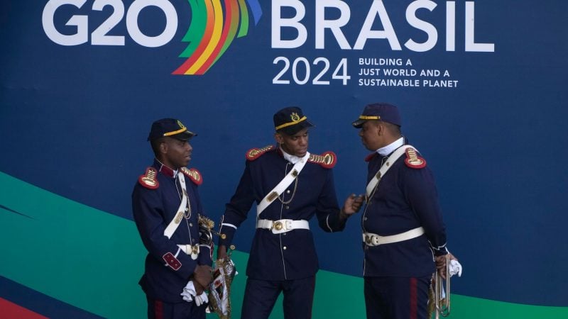 Vorbereitungen zum G20-Gipfel in Brasilien.