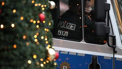 Union will mehr Sichtbarkeit der Polizei auf Weihnachtsmärkten