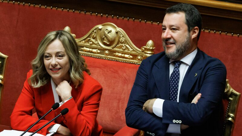 Italiens Ministerpräsidentin Giorgia Meloni und Vize Matteo Salvini brachten das neue Gesetz mit ihrer Rechtskoalition auf den Weg. (Foto: Archiv)