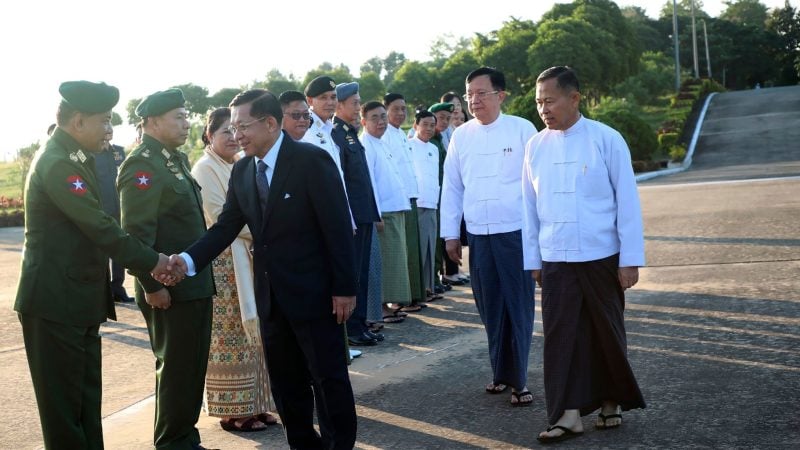 General Min Aung Hlaing regiert Myanmar mit eiserner Hand. (Archivbild)