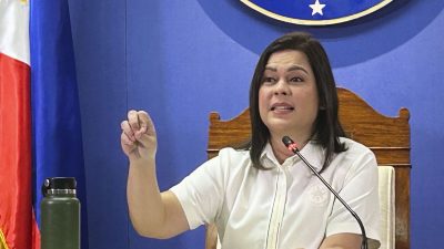 Die philippinische Vizepräsidentin Sara Duterte hat nach eigenen Angaben für den Fall ihrer Ermordung einen Killer beauftragt, der Präsident Marcos Jr. töten soll. (Archivbild)