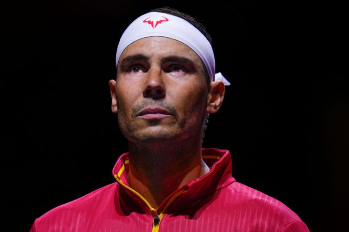 Schon vor der letzten Partie seiner Karriere zeigte Rafael Nadal Emotionen.