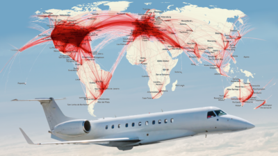 Fußball, WEF, Klimakonferenz: CO₂-Emissionen von Privatjets binnen 5 Jahren stark gestiegen