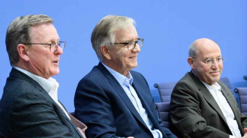 In der Bundespressekonferenz zeigten sich die künftigen Direktkandidaten Bodo Ramelow, Dietmar Bartsch und Gregor Gysi recht siegesgewiss.