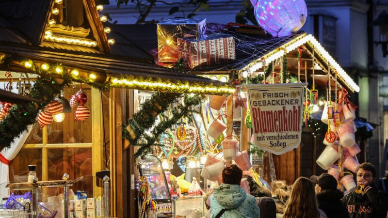 Der Weihnachtsmarkt in Essen-Steele öffnet wieder als einer der ersten in NRW und Deutschland. (Archivfoto)