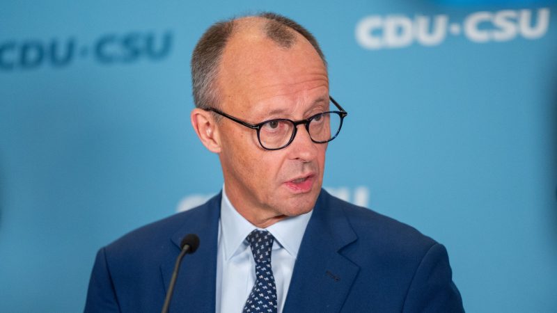 Die Neuwahl wäre in der zweiten Januar-Hälfte möglich, meint CDU-Chef Friedrich Merz.