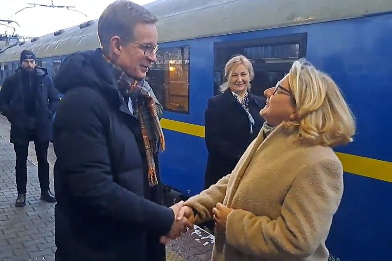 Bundesentwicklungsministerin Svenja Schulze (SPD) hat die vom russischen Angriffskrieg gezeichnet seit Beginn der Invasion schon mehrfach besucht.