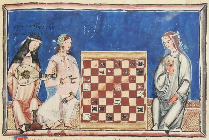 Frauen spielen Schach