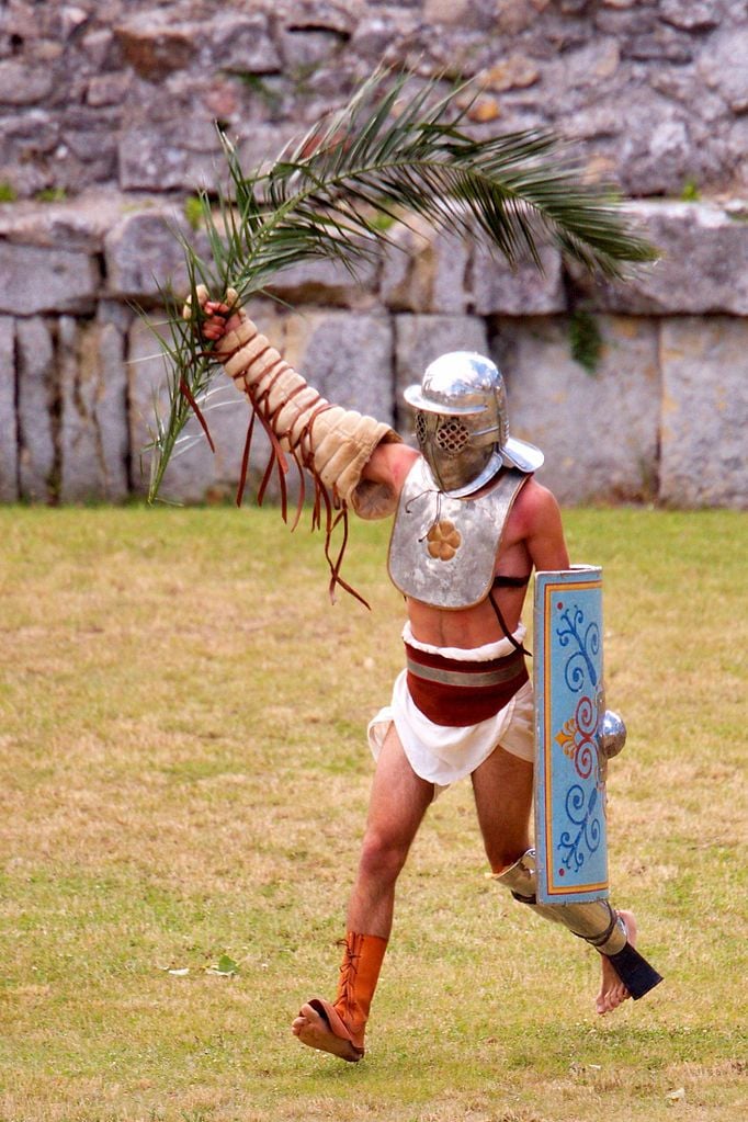 Verschiedene Typen von Gladiatoren: der Provacator