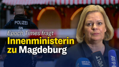 Bundesinnenministerin antwortet Epoch Times nach Sondersitzung im Innenausschuss