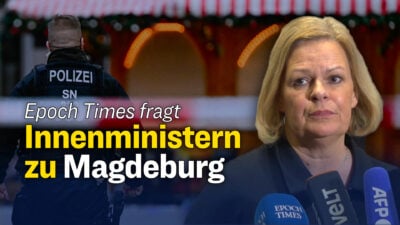 Bundesinnenministerin antwortet Epoch Times nach Sondersitzung im Innenausschuss