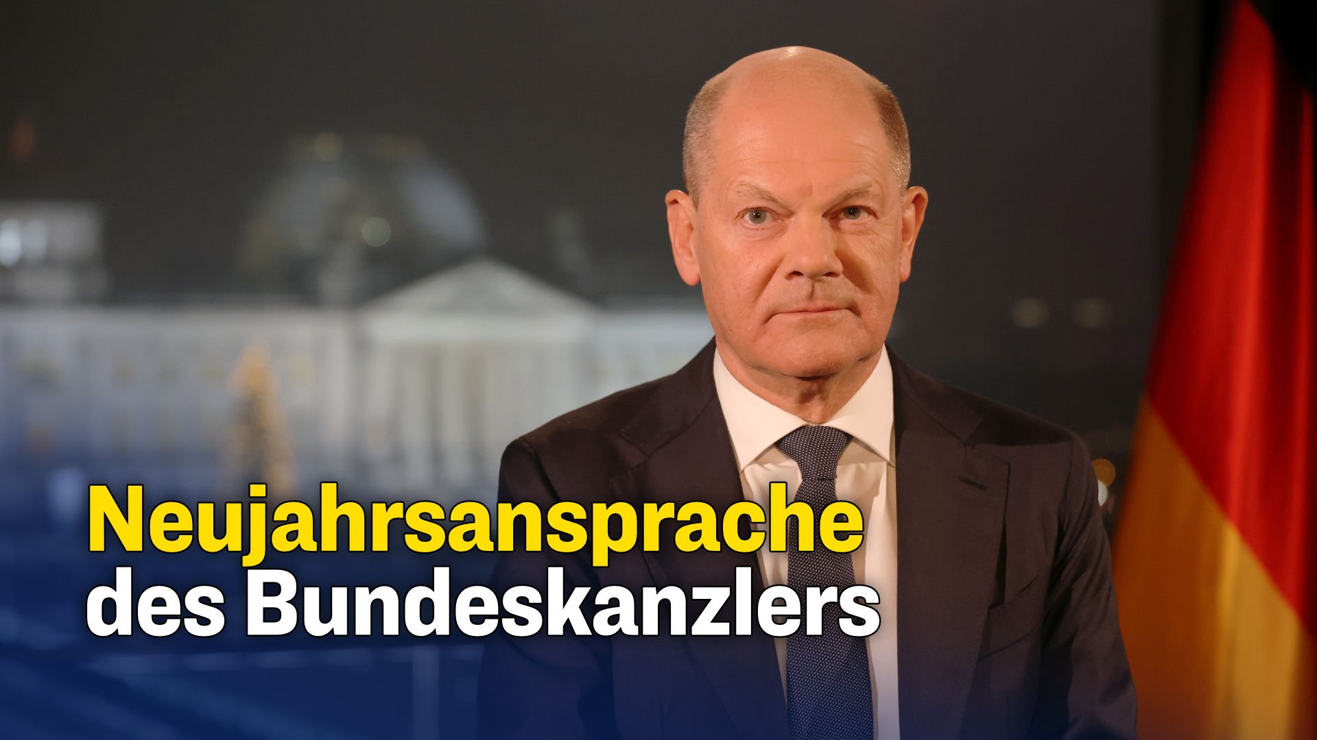 Neujahrsansprache: Scholz ruft zum Zusammenhalt auf