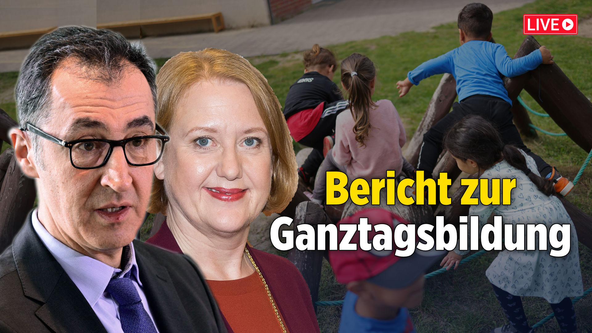 [Live] Bundesminister Paus und Özdemir stellen Ganztagsausbau-Bericht vor