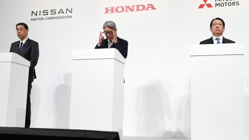 Honda und Nissan beginnen Fusionsgespräche und wollen Mitsubishi Motors beteiligen.