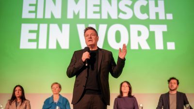 Grüne präsentieren Wahlprogrammentwurf für 2025 – Habeck und Parteispitze im Fokus