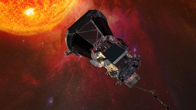 Die Sonde «Parker Solar Probe» auf dieser Computergrafik ist 2018 gestartet. (Archivbild)