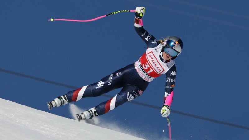 Voll in Aktion: Lindsey Vonn.