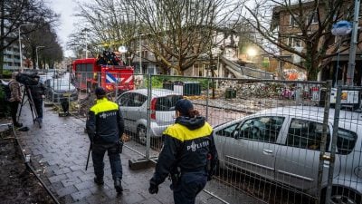 Nach Explosion: Königspaar besucht Unglücksort in Den Haag