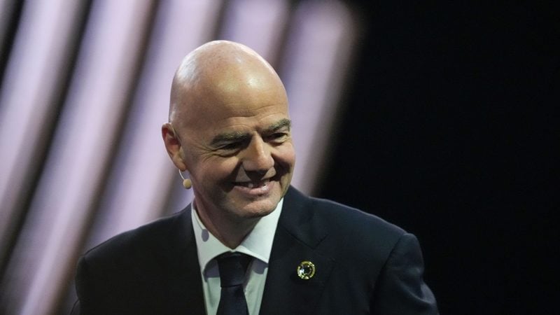 FIFA-Präsident Gianni Infantino ist sich bei Saudi-Arabien sicher.