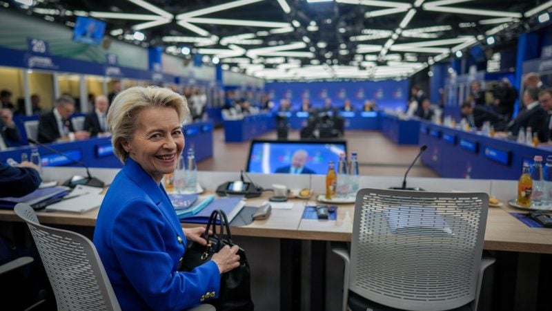 Ursula von der Leyen will an diesem Freitag gemeinsam mit den Staats- und Regierungschefs der Mercosur-Staaten eine Einigung verkünden. (Archivbild)