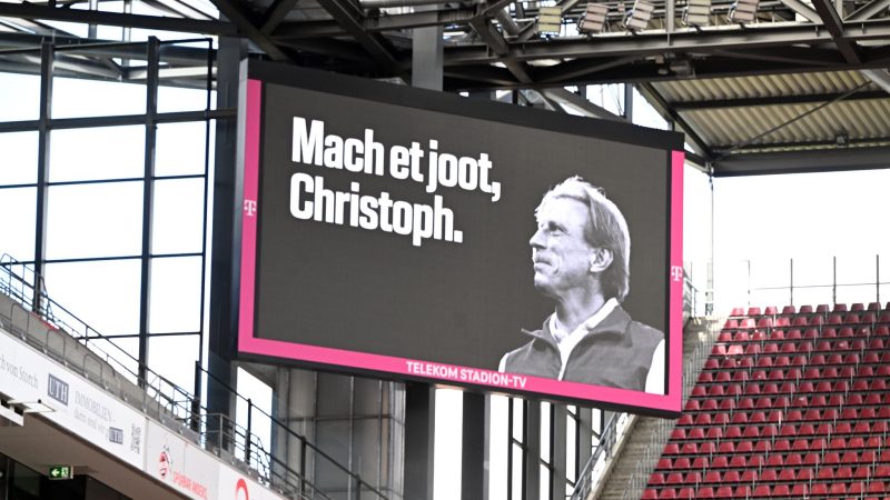 «Mach et joot»: Nicht nur Christoph Daum hat sich 2024 für immer verabschiedet. (Archivbild)