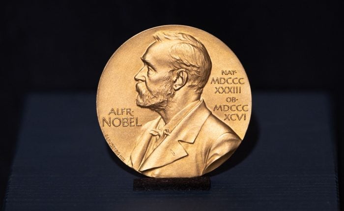 Die Nobelpreisträger erhalten auf den Zeremonien die prestigeträchtige Nobelmedaille. (Archivbild)