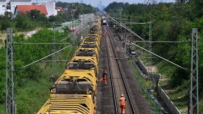 Für die Sanierung der Riedbahn war die Strecke für fünf Monate voll gesperrt. (Archivbild)