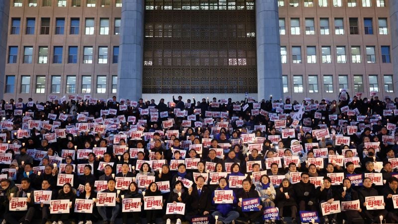 Proteste vor Parlament in Seoul: Opposition fordert Rücktritt von Präsident Yoon