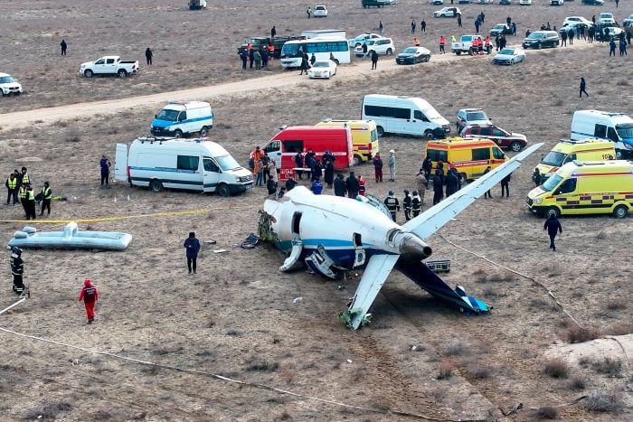 Flugzeugabsturz nahe Aktau in Kasachstan