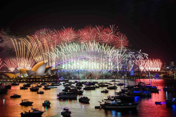 Besonders groß war das Feuerwerk diesmal in Sydney.