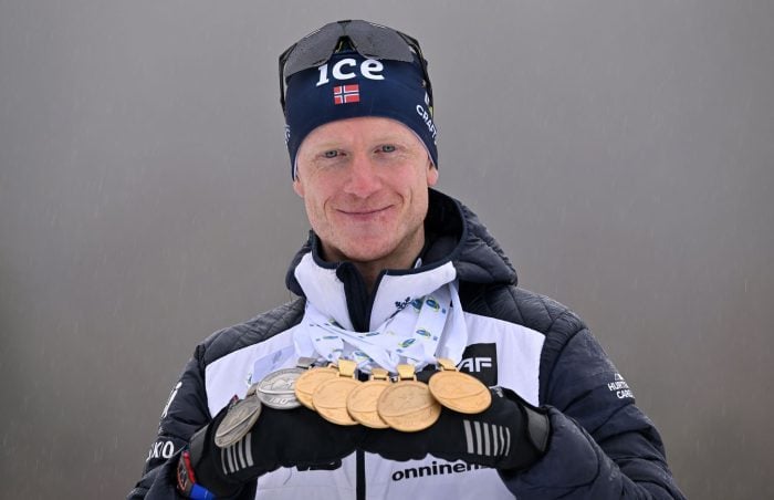 Johannes Thingnes Bö holte in Oberhof als erster Skijäger Medaillen in allen sieben WM-Rennen.