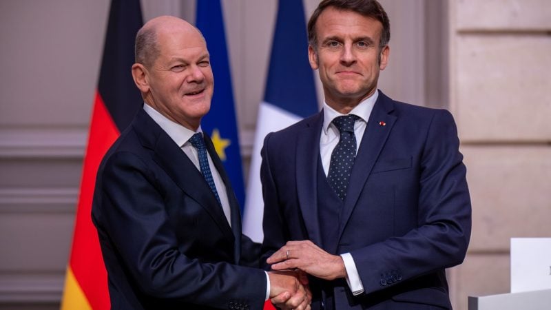 Kanzler Scholz und Präsident Macron beschwören Europas Einigkeit gegenüber Trump.