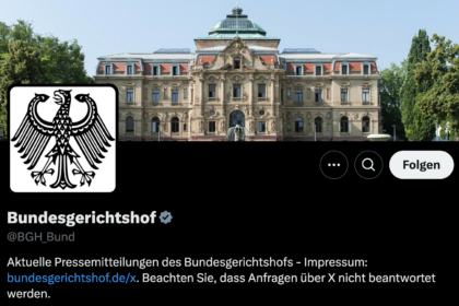 Bundesgerichtshof und Gewerkschaften verlassen X