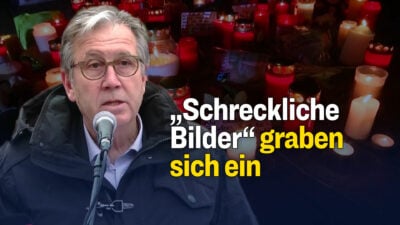 Aschaffenburg: Kranzniederlegung und Gedenken – Bürgermeister und Anwohner in Trauer