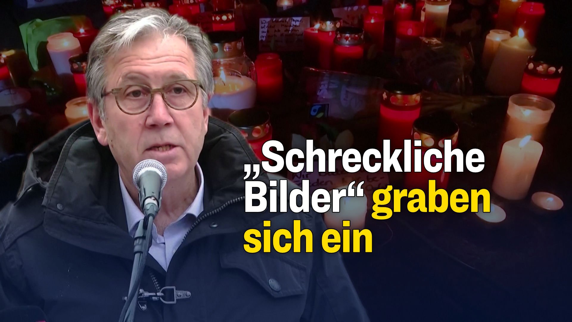 Aschaffenburg: Kranzniederlegung und Gedenken – Bürgermeister und Anwohner in Trauer