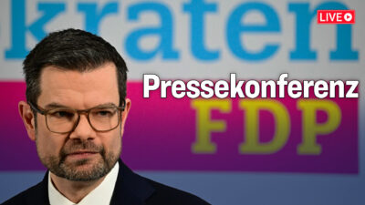 [Live ab 11:30 Uhr] Pressekonferenz der FDP mit Marco Buschmann