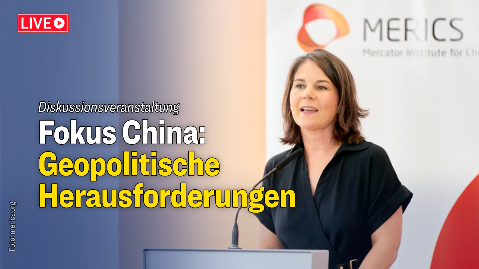 [Live] Fokus China: Sind Deutschland und Europa gewappnet für die geopolitischen Herausforderungen?