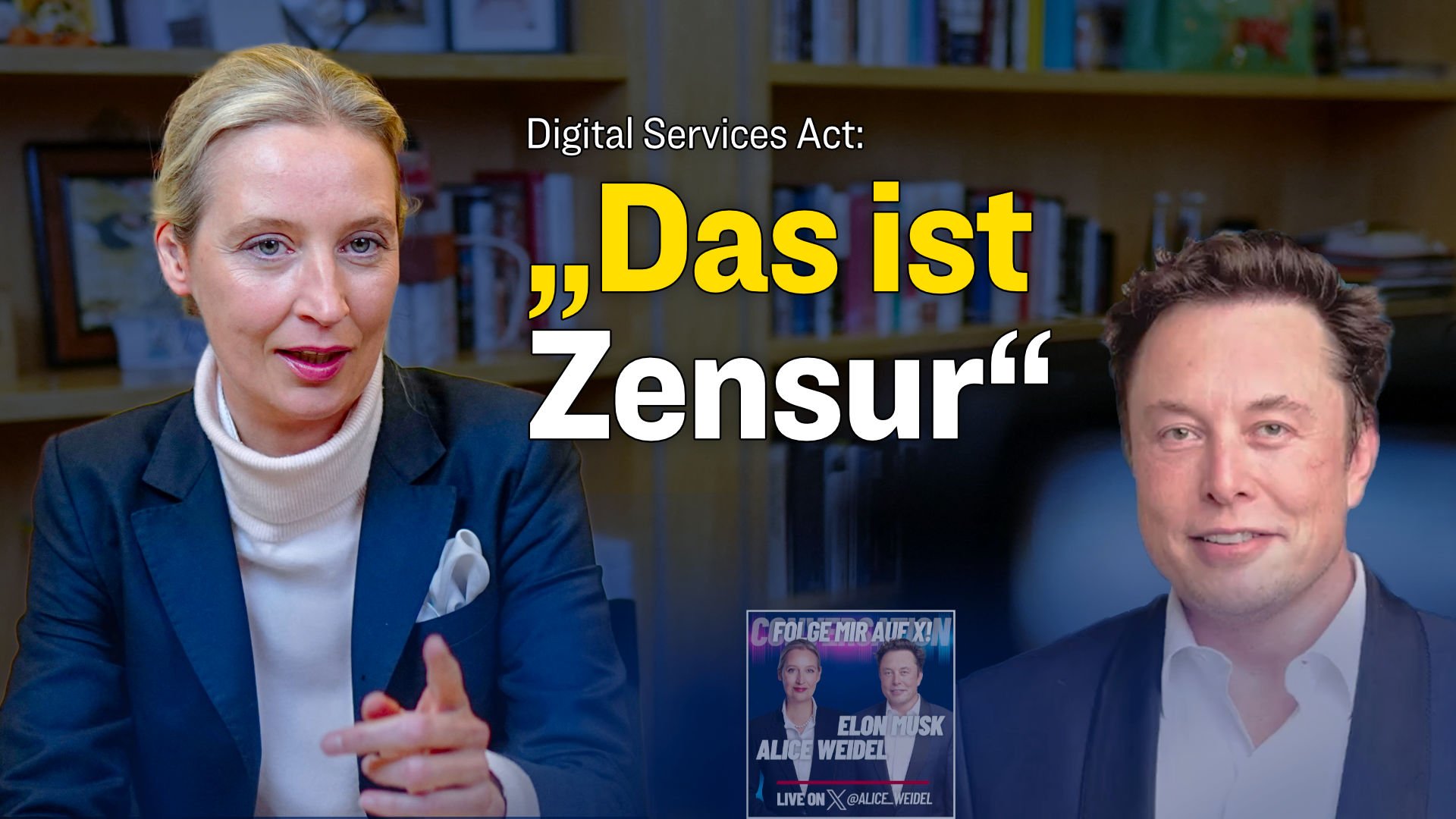 X-Talk eine „illegale Parteispende“? Musk zu Weidel: „Redefreiheit stoppen die Bösen“