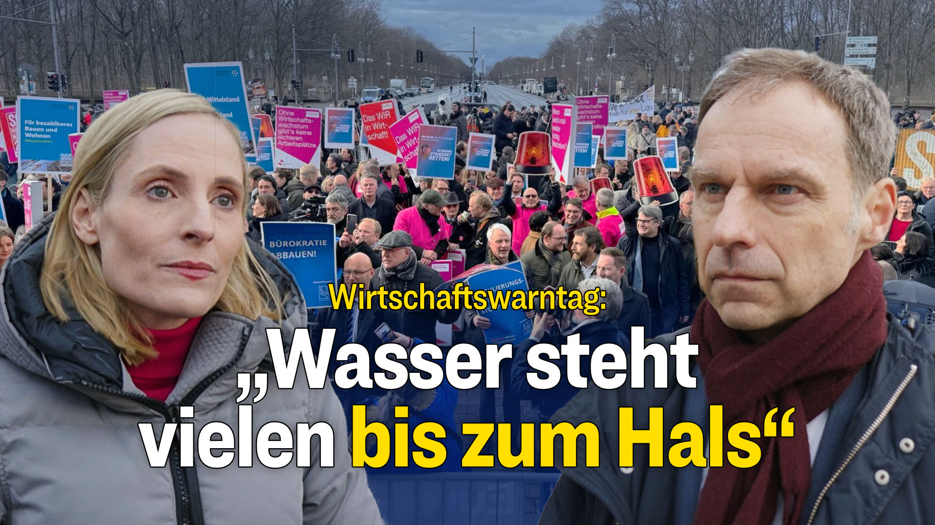 „Wirtschaftswarntag“ in Berlin: Rund 140 Verbände senden „Weckruf für die Politik“