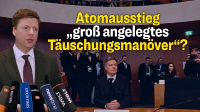 Atomausstieg: Untersuchungsausschuss-Vorsitzender sieht „groß angelegtes Täuschungsmanöver”