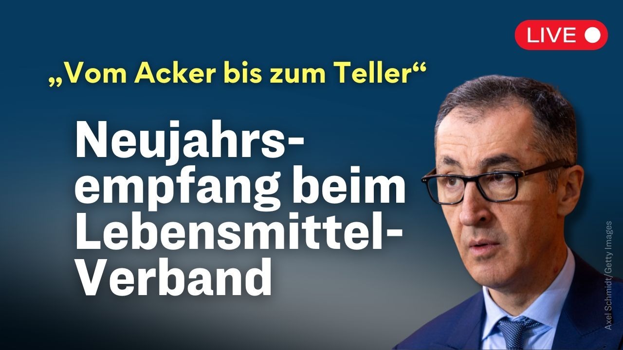 [Live ab 18 Uhr] Lebensmittelverband Deutschland: Herausforderungen und Chancen für 2025