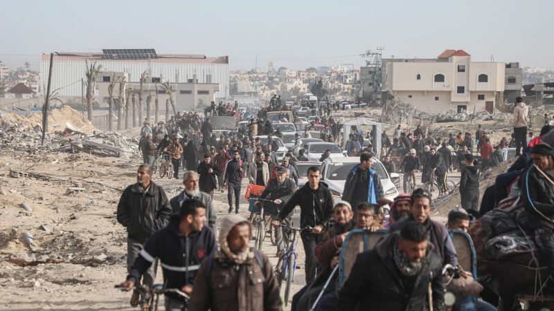 Endlich wieder nach Hause - vertriebene Palästinenser kehren nach Rafah zurück