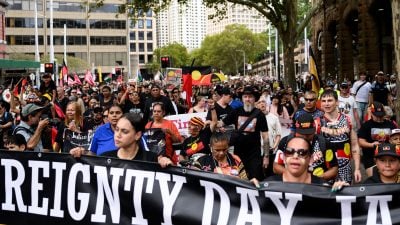 Australischer Nationalfeiertag sorgt für Proteste