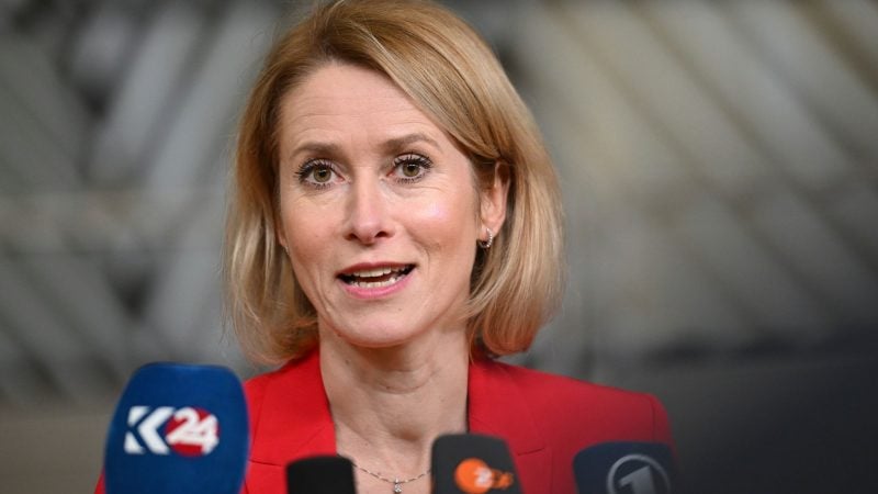 Die Lockerung der Sanktionen soll nach Angaben von EU-Chefdiplomatin Kaja Kallas an Bedingungen geknüpft werden. (Archivbild)