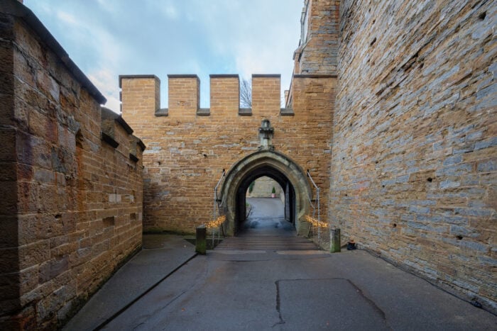 Tor der Burg Hohenzollern