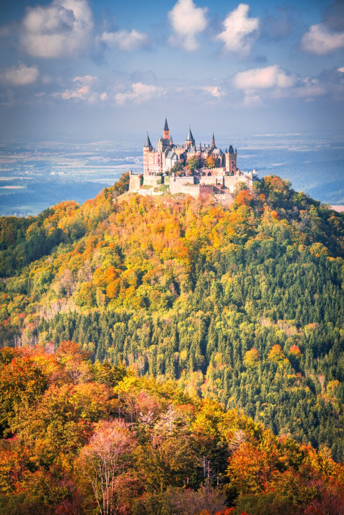 Burg Hohenzollern auf dem Berg